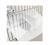 Paravento trasparente per balcone, copertura impermeabile per ringhiera in PVC con fascette per cavi, protezione per la privacy del patio esterno, pannello di recinzione antipioggia antipolvere