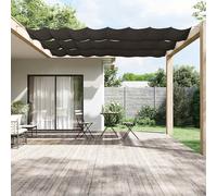 Paravento Verticale Antracite 180x1000 cm Tessuto Oxford