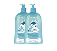 Paravostra BIODERMA | ABCDerm Schiuma detergente delicato | Rispetta l'equilibrio taglianato e capillare, pelle e capelli morbidi, per corpo, viso e capelli, made in France | Set di 2 x 1 L