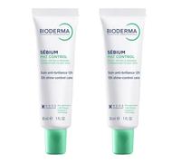 PARAVOSTRA BIODERMA | Sebium Mat Control | Matifica e liscia la pelle | Cura idratante e anti-lucentezza | Lenisce lo stretching | Ottima tolleranza | Made in France | Lotto di 2 x 30 ml