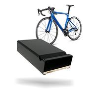 PARAX Supporto da parete per bicicletta - Supporto per bici - Portabici da muro - Deposito biciclette in alluminio e legno - Portabiciclette Nero - L