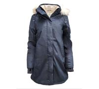 Parca Donna HoodLamb Nera Nordica 5/5 Calda In Canapa Naturale 420 NWT