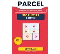 PARCEL: 300 logic puzzles for adults - Volume 1 - Sudoku and shikaku style - Japanese logic puzzles - Divide grid into rectangles - 3 difficulty levels - Solutions included