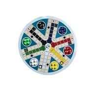 Parcheesi Gioco, Tavolo Classico Pieghevole, 35x35x3 cm, Gioco, Giochi da Tavolo per Famiglie, Set Classico Portatile, per Ragazzi, Ragazze, Adolescenti, Famiglia, Viaggi