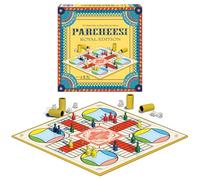 Parcheesi Royal Edition di Winning Moves Games USA, classico preferito dalla famiglia con opere d'arte affascinanti, gettoni e tazze di dadi per 2-4 giocatori, età 8+ (6106)