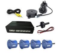 Parcheggio assistito Kit Sensore Di Parcheggio Video Radar Retromarcia Per Auto Monitor Automatico Dell'angolo Cieco Display Digitale Allarme Acustico(Blue)
