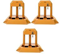 parcheggio, Blocco for parcheggio pieghevole antiruggine e barriera for parcheggio Blocco for parcheggio rimovibile Blocco for parcheggio manuale(9)