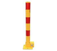 parcheggio, Paletto di parcheggio auto con serratura, ad alta visibilità, giallo e rosso, pieghevole, con serratura(Red)