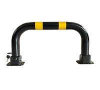 parcheggio, Paletto di parcheggio pieghevole a forma di U for parcheggio auto, palo di parcheggio for garage(Black,33x70cm)