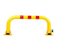parcheggio, Paletto di parcheggio pieghevole a forma di U for parcheggio auto, palo di parcheggio for garage(Yellow,33x80cm)