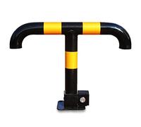 parcheggio, Paletto di sicurezza pieghevole a forma di T for parcheggio auto, robusto(Black)
