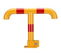 parcheggio, Paletto di sicurezza pieghevole a forma di T for parcheggio auto, robusto(Yellow)