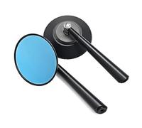 Parcheggio Specchietti Specchietto Retrovisore Per Moto Per Suzuki Bandit 1200 650 Boulevard M109R DRZ 400 Intruder M1500, Riflettore Sinistro E Destro(NERO)