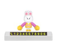 Parcheggio Temporanea,Dispositivo Parcheggio Luminoso | Targhetta Per Automobile Con Design A Coniglietto Per Contatto Telefonico - Per Interno Di Veicoli SUV