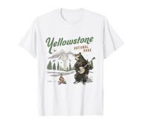 Parchi nazionali degli Stati Uniti Yellowstone Bear che gioca a Maglietta
