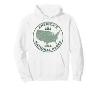 Parchi Nazionali Mappa Escursionismo Viaggi Camping All'aperto Felpa con Cappuccio