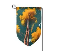 Parchi nazionali Sunshine Trees Stampa Bandiere di benvenuto Cortile Decorazione Esterna Tutte le Stagioni Giardino Patio Bandiera 30,5 x 45,7 cm