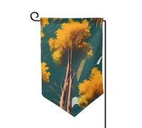 Parchi nazionali Sunshine Trees Stampa Bandiere di benvenuto Cortile Decorazione Esterna Tutte le Stagioni Giardino Patio Bandiera 30,5 x 45,7 cm