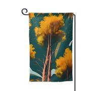 Parchi nazionali Sunshine Trees Stampa Bandiere di benvenuto Cortile Decorazione Esterna Tutte le Stagioni Giardino Patio Bandiera 30,5 x 45,7 cm