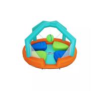 PARCO ACQUATICO GONFIABILE CON KIT COMPLETO BESTWAY "H2OGO DODGE & DRENCH" 45...