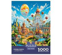 Parco dei Divertimenti | Cartoon Puzzle Da 1000 Pezzi, Gioco Educativo Impegnativo Attività Famigliare Per Adulti E Ragazzi, Unica Decorazione Per La Casa | Regalo 70x50cm/1000pcs
