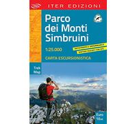Parco dei Monti Simbruini. Carta escursionistica 1:25.000