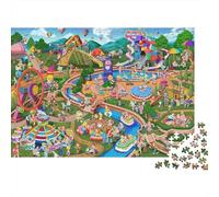 Parco divertimenti Jigsaw Puzzle Impossible 300 Pezzi Decorazione Per La Casa. Giochi Rilassamento E Intelligence Per Adulti E Bambini Da 12 Anni 300pcs (40x28cm)