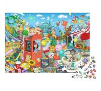 Parco divertimenti Puzzle Impossibili 1000Pcs Decorazione Per La Casa. Rilassamento E Intelligence Per Adulti E Bambini Da 12 Anni 1000pcs (75x50cm)