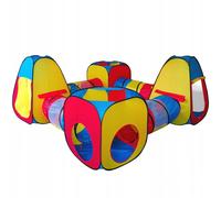 Parco Giochi Gigante Tenda 8pezzi Tunnel x4 Automatica Casetta Castello Bambini
