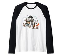 Parco giochi infestato brividi Maglia con Maniche Raglan