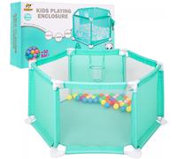 Parco Giochi per Bambini con Palline Colorate e Canestro