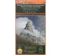 Parco naturale di Paneveggio. Pale di San Martino. Rete sentieri ufficiali del Parco. Percorsi tematici del Parco. Linee direttrici sci-alpinismo 1:25.000. Ediz. italiana, inglese e tedesca
