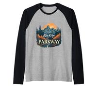 Parco nazionale Blue Ridge Parkway Escursionismo Av Maglia con Maniche Raglan