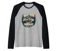 Parco nazionale Blue Ridge Parkway Escursionismo Av Maglia con Maniche Raglan