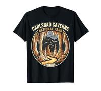 Parco Nazionale Carlsbad Caverns EST 1923 Vintage Cave Maglietta