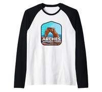 Parco Nazionale degli Arches dello Utah Maglia con Maniche Raglan