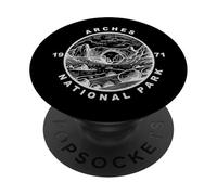 Parco Nazionale degli Arches, Stile Vintage, Amante della natura, Escursioni PopSockets PopGrip Adesivo
