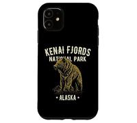 Parco nazionale dei fiordi di Kanai, Alaska, USA, design: orso grizzly Custodia per iPhone 11