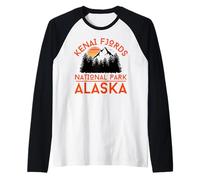 Parco Nazionale dei fiordi Kenai Maglia con Maniche Raglan