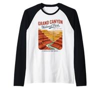 Parco Nazionale del Grand Canyon Arizona Maglia con Maniche Raglan
