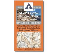 Parco Nazionale del Grand Canyon - Arizona Mappa escursionistica (2026)