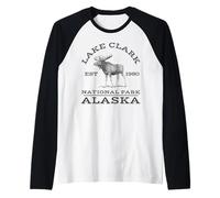 Parco Nazionale del Lago Clark Maglia con Maniche Raglan