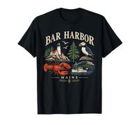 Parco Nazionale del Maine di Bar Harbor Backpacking Maglietta