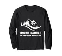 Parco Nazionale del Monte Rainier Washington Souvenir Natura Maglia a Manica