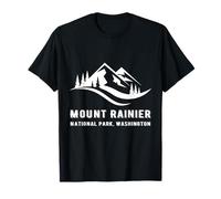 Parco Nazionale del Monte Rainier Washington Souvenir Natura Maglietta