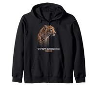 Parco nazionale del Serengeti Tanzania Felpa con Cappuccio
