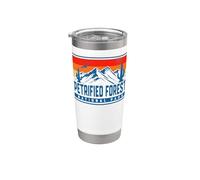Parco nazionale della foresta pietrificata Bicchiere termico in acciaio inox doppia parete