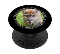 Parco nazionale delle Everglades per Panther Lovers Florida PopSockets PopGrip Adesivo