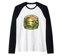Parco Nazionale delle Everglades Souvenir Memorabilia Visitatore Natura Maglia con Maniche Raglan