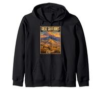 Parco Nazionale delle Great Sand Dunes & Preserve, Colorado Felpa con Cappuccio